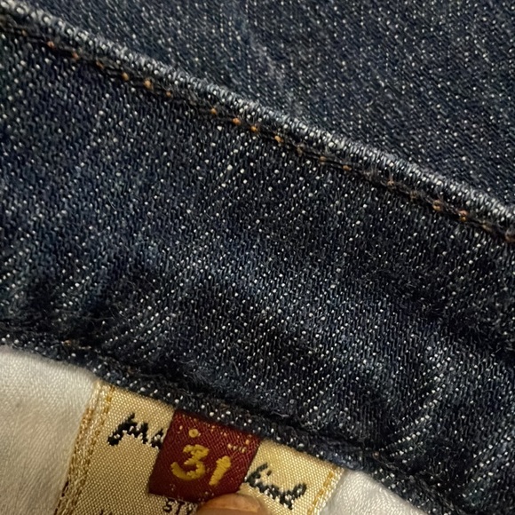7 for all Mankind Bootcut jeans. Size 31 women’s Faded denim darker down legs. - Picture 13 of 14